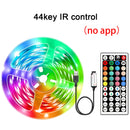 Fita LED RGB 5m 10m 20m 30m com Controle por App Luz Ambiente para Quarto Sala Decoração