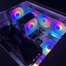 Cooler Fan 120mm ARGB Wovibo PWM 4Pin Silencioso para Gabinete e Radiador PC