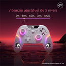 Controle Gamer Sem Fio EasySMX X20 Bluetooth 2.4G com Hall Effect RGB para PC Switch Android iOS