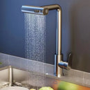 Torneira Gourmet Flexível para Cozinha Pull Out em Aço Inox Água Quente e Fria