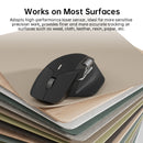 Mouse Sem Fio Rapoo MT760L/MT760M Bluetooth Multi-Mode 4000 DPI Ergonômico para até 4 Dispositivos