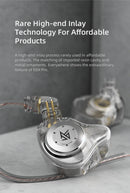 Fone de Ouvido KZ EDX Pro In-Ear HiFi com Graves Potentes – Monitor Gamer com Fio