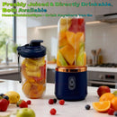 Liquidificador Portátil USB Double Cup com 6 Lâminas Mixer para Sucos e Smoothies