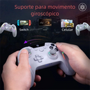 Controle Gamer Sem Fio EasySMX X20 Bluetooth 2.4G com Hall Effect RGB para PC Switch Android iOS