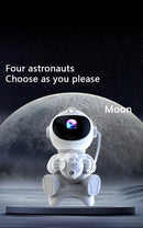 Projetor Astronauta Galaxy LED com Bluetooth Caixa de Som Luz Estrelas Quarto Infantil Decoração