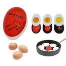 Timer para Cozinhar Ovos Indicador Térmico Colorido Ovo Mole Médio e Duro