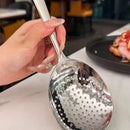 Concha de Servir em Aço Inox para Sopa Arroz Molhos com Cabo Térmico