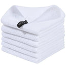Kit 6 Panos de Limpeza Honeycomb Absorventes sem Fiapos para Cozinha e Vidros